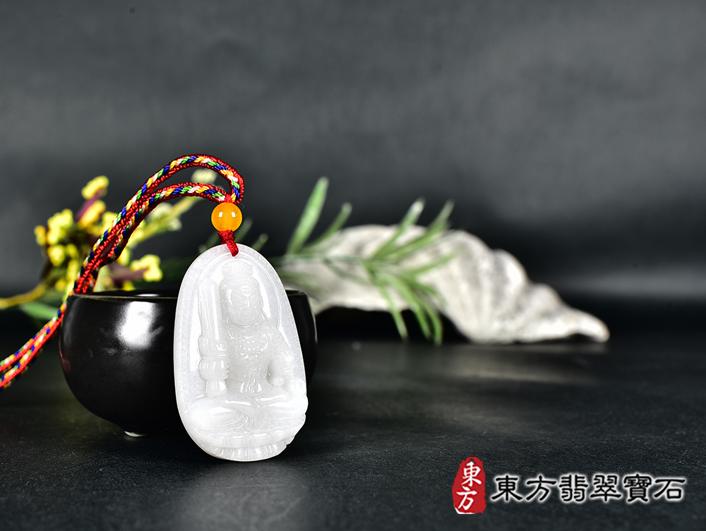 新疆白玉不動明王項鍊玉珮(不動明王:不動明王牌新疆白玉不動明王玉珮、新疆白玉不動明王玉墜)不動明王,FD836。客製化訂做各種新疆白玉不動明王吊墜玉珮項鍊。★附東方翡翠寶石保證卡 4.jpg