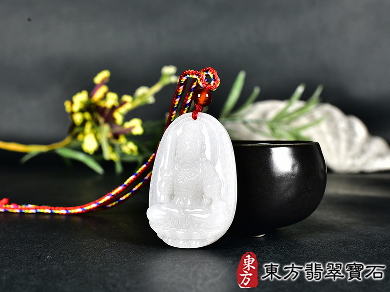 新疆白玉不動明王項鍊玉珮(不動明王:不動明王牌新疆白玉不動明王玉珮、新疆白玉不動明王玉墜)不動明王,FD838。客製化訂做各種新疆白玉不動明王吊墜玉珮項鍊。★附東方翡翠寶石保證卡 1.jpg