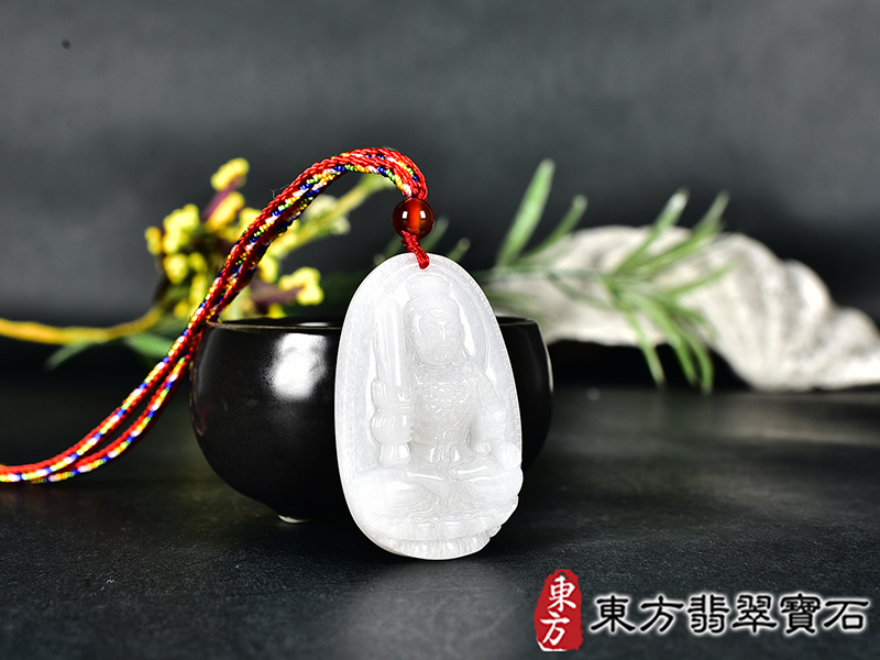 新疆白玉不動明王項鍊玉珮(不動明王:不動明王牌新疆白玉不動明王玉珮、新疆白玉不動明王玉墜)不動明王,FD838。客製化訂做各種新疆白玉不動明王吊墜玉珮項鍊。★附東方翡翠寶石保證卡 2.jpg