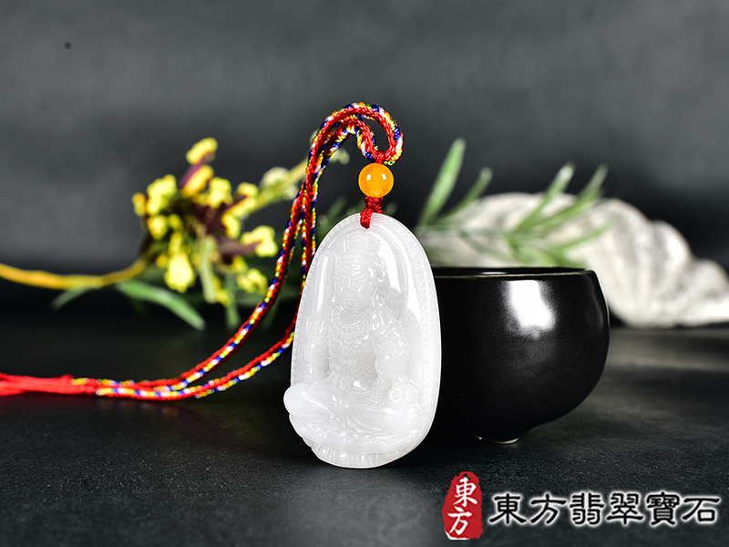 新疆白玉不動明王項鍊玉珮(不動明王:不動明王牌新疆白玉不動明王玉珮、新疆白玉不動明王玉墜)不動明王,FD839。客製化訂做各種新疆白玉不動明王吊墜玉珮項鍊。★附東方翡翠寶石保證卡 1.jpg