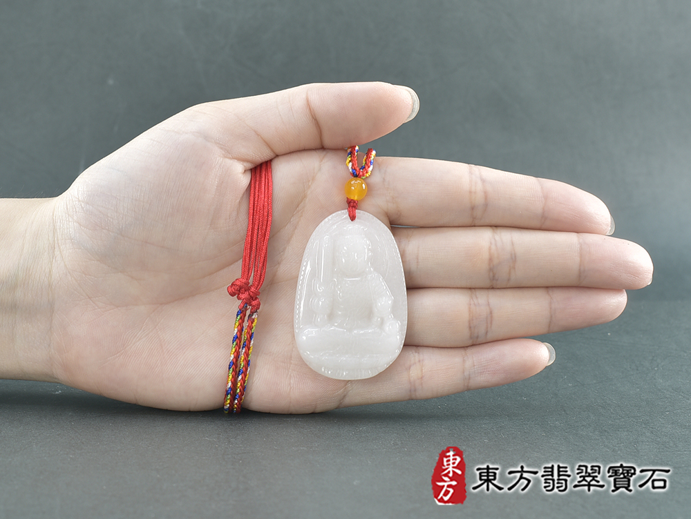 新疆白玉不動明王項鍊玉珮(不動明王:不動明王牌新疆白玉不動明王玉珮、新疆白玉不動明王玉墜)不動明王,FD839。客製化訂做各種新疆白玉不動明王吊墜玉珮項鍊。★附東方翡翠寶石保證卡 5.jpg