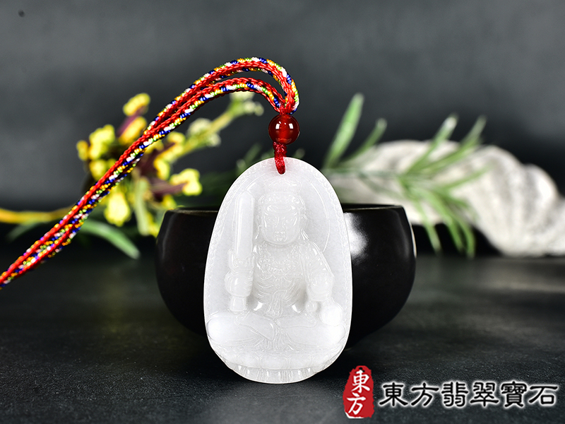 新疆白玉不動明王項鍊玉珮(不動明王:不動明王牌新疆白玉不動明王玉珮、新疆白玉不動明王玉墜)不動明王,FD840。客製化訂做各種新疆白玉不動明王吊墜玉珮項鍊。★附東方翡翠寶石保證卡 0.jpg