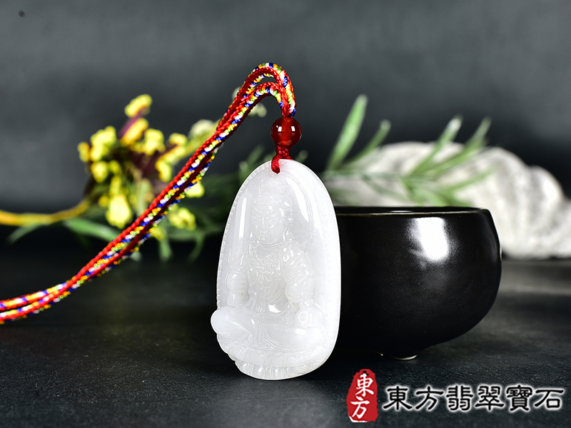 新疆白玉不動明王項鍊玉珮(不動明王:不動明王牌新疆白玉不動明王玉珮、新疆白玉不動明王玉墜)不動明王,FD840。客製化訂做各種新疆白玉不動明王吊墜玉珮項鍊。★附東方翡翠寶石保證卡 1.jpg