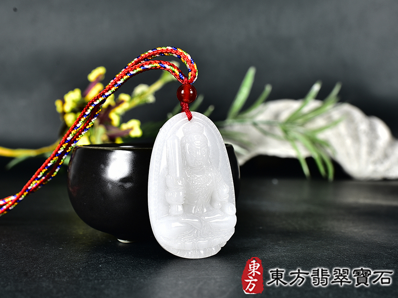 新疆白玉不動明王項鍊玉珮(不動明王:不動明王牌新疆白玉不動明王玉珮、新疆白玉不動明王玉墜)不動明王,FD840。客製化訂做各種新疆白玉不動明王吊墜玉珮項鍊。★附東方翡翠寶石保證卡 2.jpg