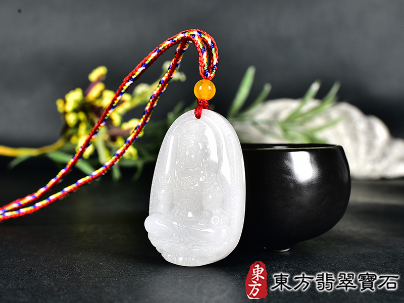 新疆白玉不動明王項鍊玉珮(不動明王:不動明王牌新疆白玉不動明王玉珮、新疆白玉不動明王玉墜)不動明王,FD841。客製化訂做各種新疆白玉不動明王吊墜玉珮項鍊。★附東方翡翠寶石保證卡 1.jpg