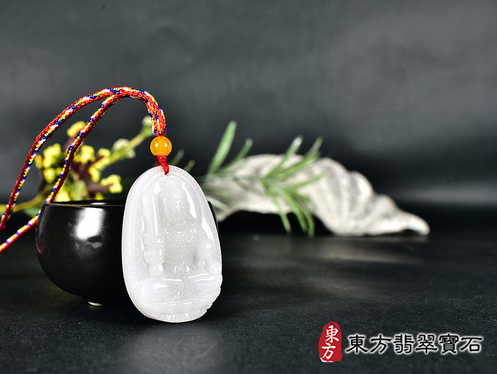新疆白玉不動明王項鍊玉珮(不動明王:不動明王牌新疆白玉不動明王玉珮、新疆白玉不動明王玉墜)不動明王,FD841。客製化訂做各種新疆白玉不動明王吊墜玉珮項鍊。★附東方翡翠寶石保證卡 4.jpg