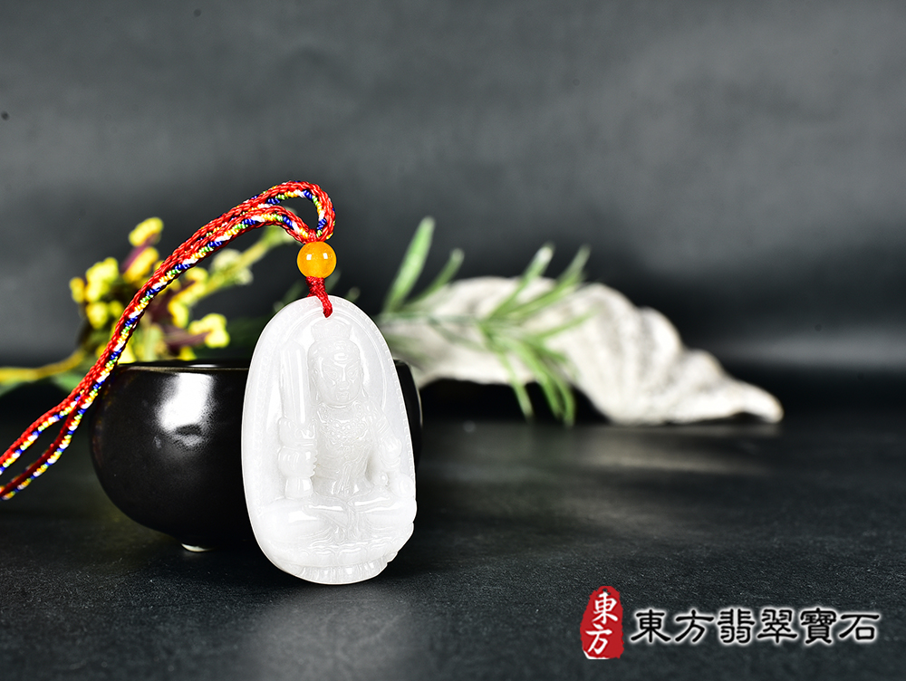新疆白玉不動明王項鍊玉珮(不動明王:不動明王牌新疆白玉不動明王玉珮、新疆白玉不動明王玉墜)不動明王,FD842。客製化訂做各種新疆白玉不動明王吊墜玉珮項鍊。★附東方翡翠寶石保證卡 4.jpg