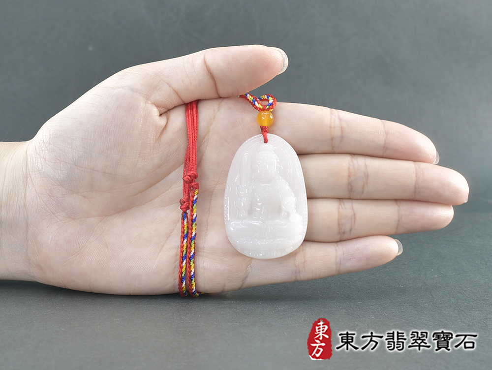 新疆白玉不動明王項鍊玉珮(不動明王:不動明王牌新疆白玉不動明王玉珮、新疆白玉不動明王玉墜)不動明王,FD842。客製化訂做各種新疆白玉不動明王吊墜玉珮項鍊。★附東方翡翠寶石保證卡 5.jpg