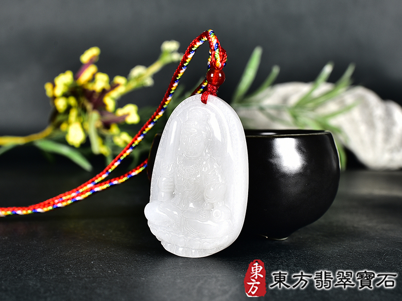 新疆白玉不動明王項鍊玉珮(不動明王:不動明王牌新疆白玉不動明王玉珮、新疆白玉不動明王玉墜)不動明王,FD843。客製化訂做各種新疆白玉不動明王吊墜玉珮項鍊。★附東方翡翠寶石保證卡 1.jpg