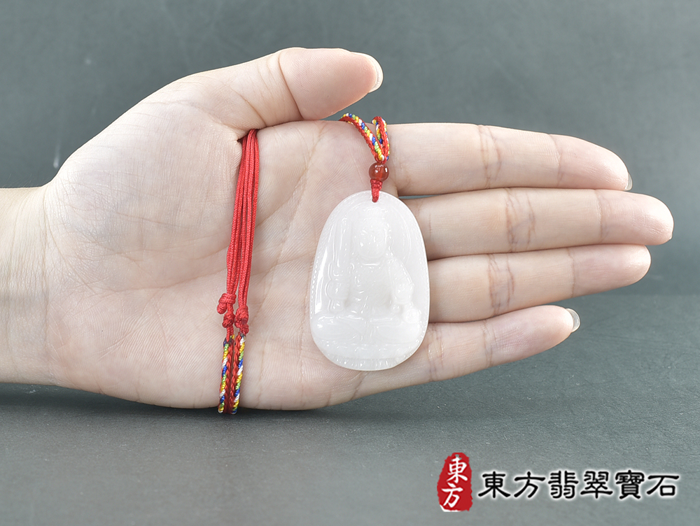 新疆白玉不動明王項鍊玉珮(不動明王:不動明王牌新疆白玉不動明王玉珮、新疆白玉不動明王玉墜)不動明王,FD843。客製化訂做各種新疆白玉不動明王吊墜玉珮項鍊。★附東方翡翠寶石保證卡 5.jpg