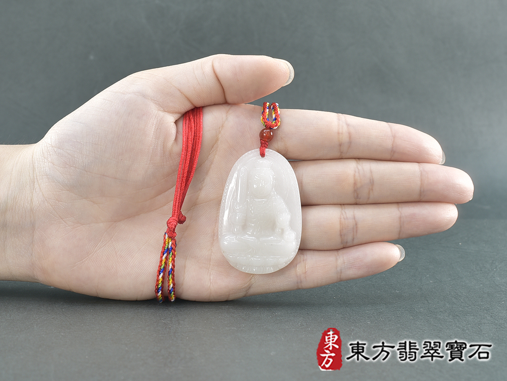 新疆白玉不動明王項鍊玉珮(不動明王:不動明王牌新疆白玉不動明王玉珮、新疆白玉不動明王玉墜)不動明王,FD845。客製化訂做各種新疆白玉不動明王吊墜玉珮項鍊。★附東方翡翠寶石保證卡 5.jpg