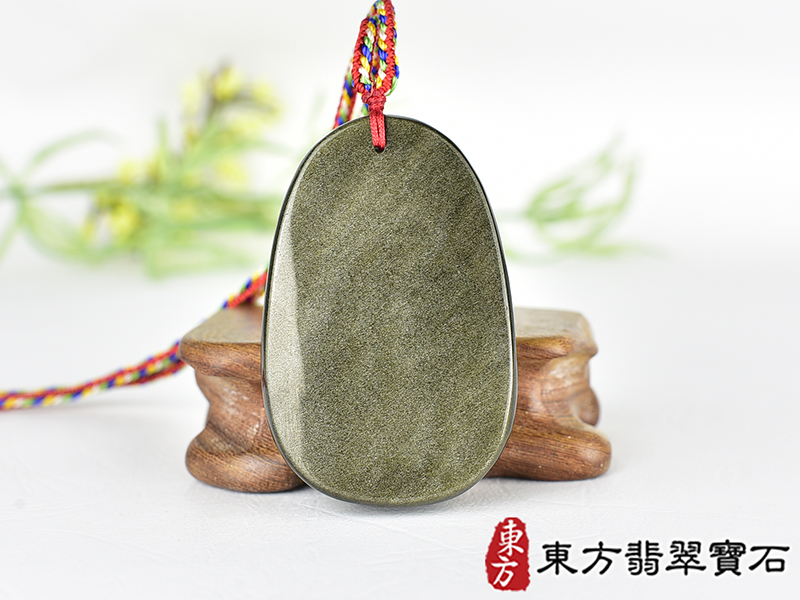 金曜石阿彌陀佛項鍊玉珮(阿彌陀佛:阿彌陀佛牌金曜石阿彌陀佛玉珮、金曜石阿彌陀佛玉墜)。金曜石阿彌陀佛,FD797。客製化訂做各種金曜石阿彌陀佛吊墜玉珮項鍊。★附東方翡翠寶石保證卡 3.jpg