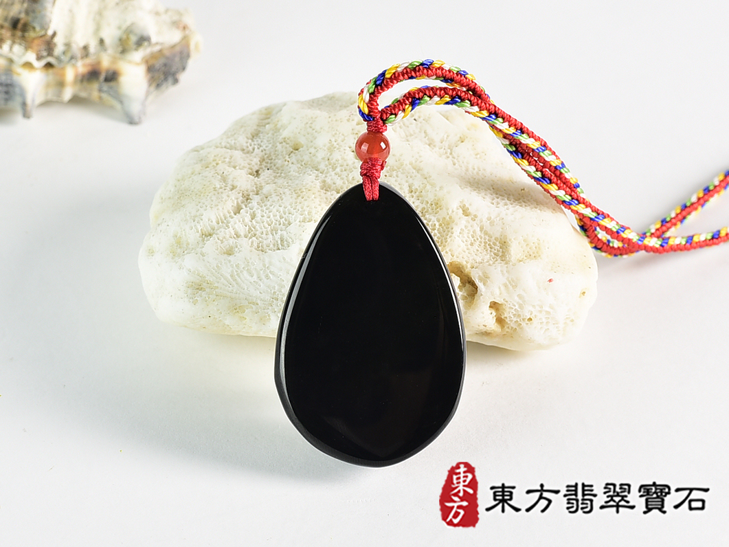 黑曜石九尾狐狸項鍊玉珮(九尾狐狸、招財、人緣、桃花,狐仙:九尾狐狸牌黑曜石九尾狐狸玉珮、黑曜石九尾狐狸玉墜、)。黑曜石九尾狐狸,FX090。客製化訂做各種黑曜石狐狸吊墜玉珮項鍊。★附東方翡翠寶石保證 3.jpg