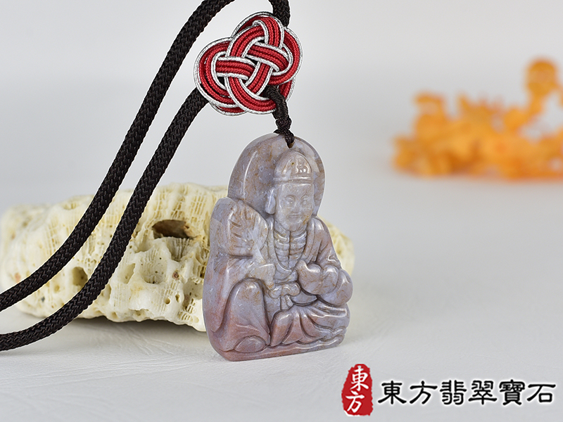 水草玉濟公項鍊玉珮(濟公:濟公牌水草玉濟公玉珮、水草玉濟公玉墜)。水草玉濟公,GG083。客製化訂做各種水草玉濟公吊墜玉珮項鍊。★附東方翡翠寶石保證卡 2.jpg
