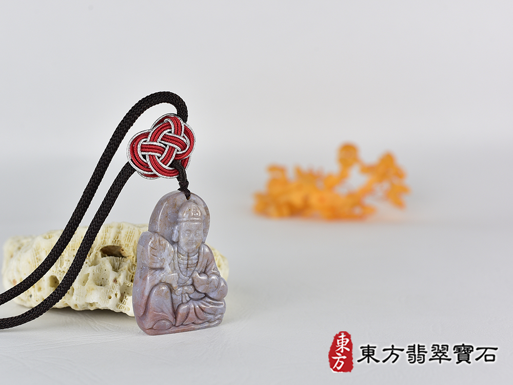 水草玉濟公項鍊玉珮(濟公:濟公牌水草玉濟公玉珮、水草玉濟公玉墜)。水草玉濟公,GG083。客製化訂做各種水草玉濟公吊墜玉珮項鍊。★附東方翡翠寶石保證卡 4.jpg