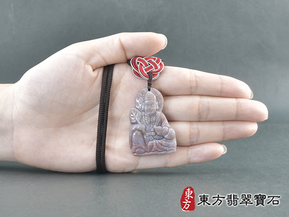 水草玉濟公項鍊玉珮(濟公:濟公牌水草玉濟公玉珮、水草玉濟公玉墜)。水草玉濟公,GG083。客製化訂做各種水草玉濟公吊墜玉珮項鍊。★附東方翡翠寶石保證卡 5.jpg