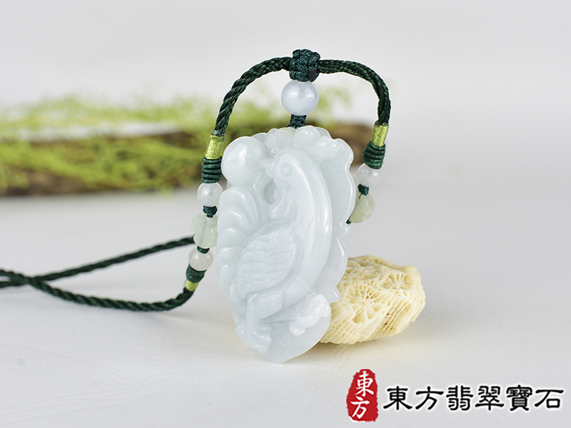 翡翠雞項鍊玉珮(金雞報喜:雞牌A貨翡翠雞玉珮、緬甸玉雞玉墜、雞十二生肖項鍊)。雞,GI077。客製化訂做各種翡翠雞吊墜玉珮項鍊。★附A貨翡翠雙證書 1.jpg