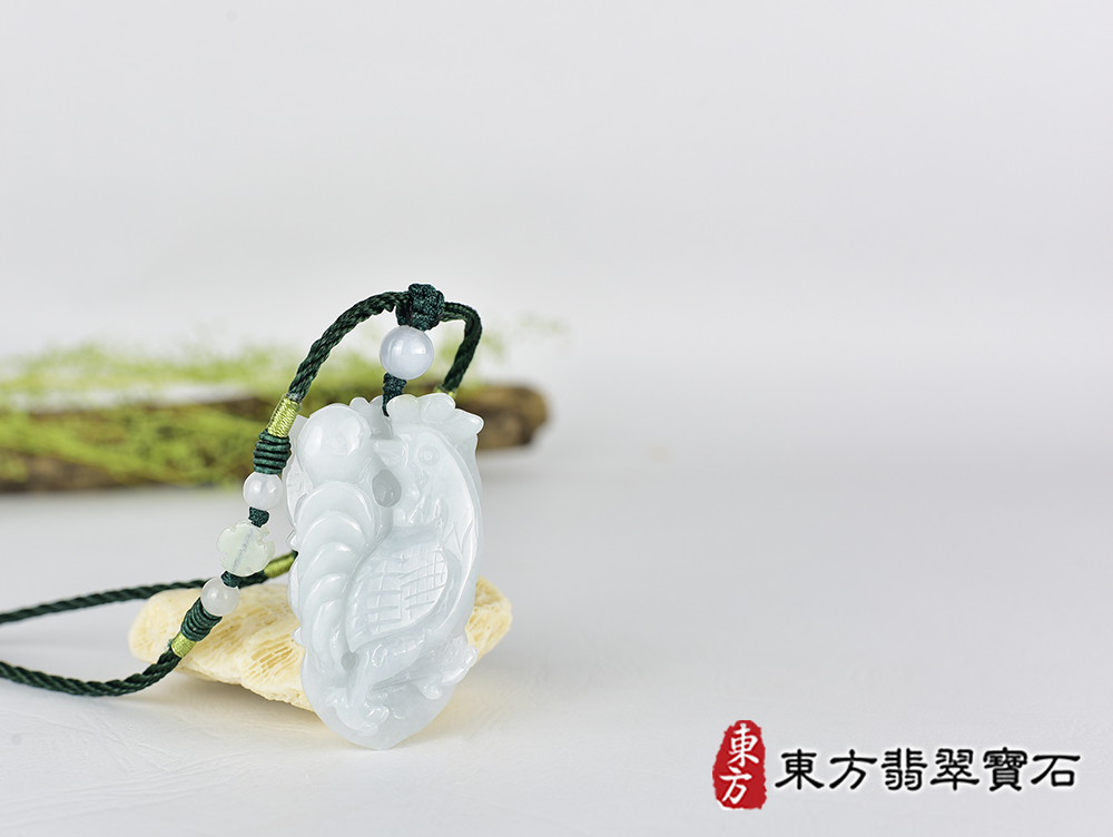 翡翠雞項鍊玉珮(金雞報喜:雞牌A貨翡翠雞玉珮、緬甸玉雞玉墜、雞十二生肖項鍊)。雞,GI077。客製化訂做各種翡翠雞吊墜玉珮項鍊。★附A貨翡翠雙證書 4.jpg