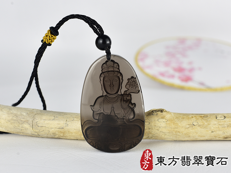 黑曜石如意輪菩薩項鍊玉珮(觀世音菩薩、如意輪觀音、法輪觀音:觀世音菩薩牌黑曜石觀世音菩薩玉珮、黑曜石觀世音菩薩玉墜)。黑曜石觀世音菩薩,GY2035。客製化訂做各種黑曜石觀世音菩薩吊墜玉珮項鍊。★附東方翡翠寶 3.jpg