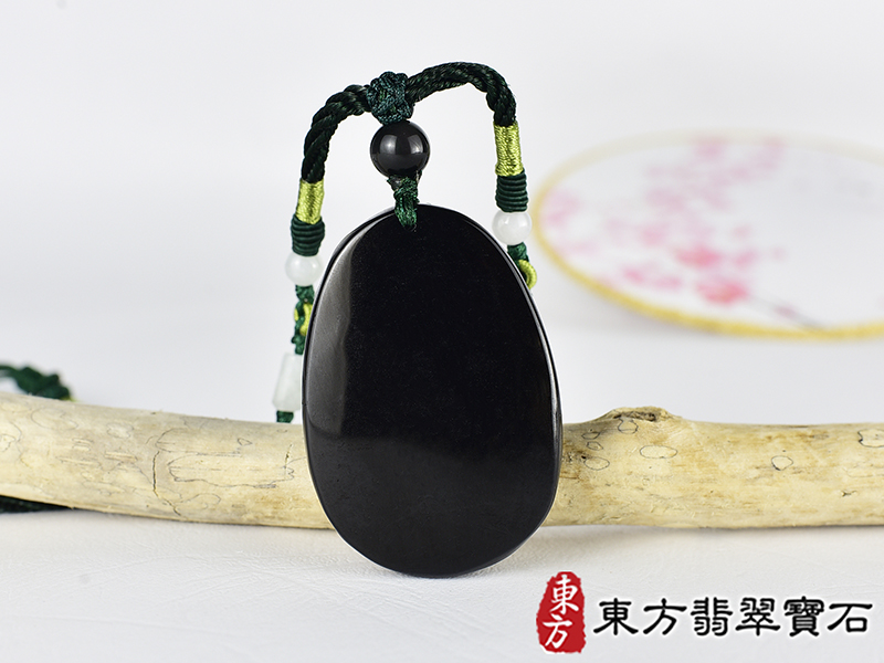 黑曜石如意菩薩項鍊玉珮(觀世音菩薩、如意觀音:觀世音菩薩牌黑曜石觀世音菩薩玉珮、黑曜石觀世音菩薩玉墜)。黑曜石觀世音菩薩,GY2044。客製化訂做各種黑曜石觀世音菩薩吊墜玉珮項鍊。★附東方翡翠寶 3.jpg