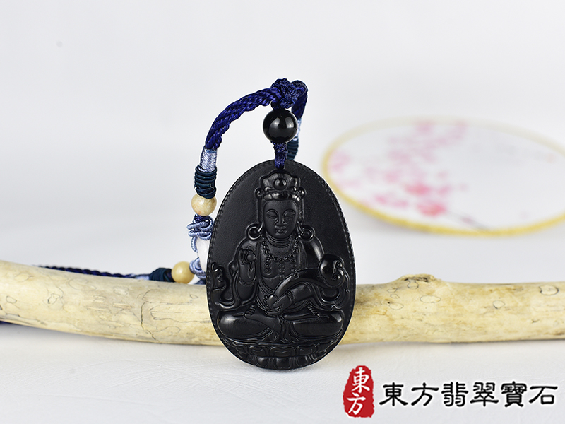 黑曜石如意菩薩項鍊玉珮(觀世音菩薩、如意觀音:觀世音菩薩牌黑曜石觀世音菩薩玉珮、黑曜石觀世音菩薩玉墜)。黑曜石觀世音菩薩,GY2048。客製化訂做各種黑曜石觀世音菩薩吊墜玉珮項鍊。★附東方翡翠寶 0.jpg