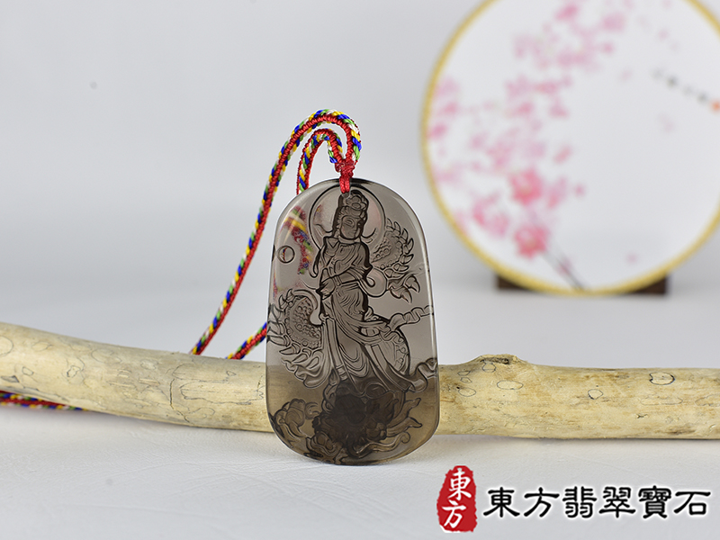 黑曜石乘龍觀音項鍊玉珮(乘龍觀音:乘龍觀音牌黑曜石乘龍觀音玉珮、黑曜石乘龍觀音玉墜)。黑曜石乘龍觀音GY2078。客製化訂做各種黑曜石乘龍觀音吊墜玉珮項鍊。★附東方翡翠寶石保證卡 3.jpg