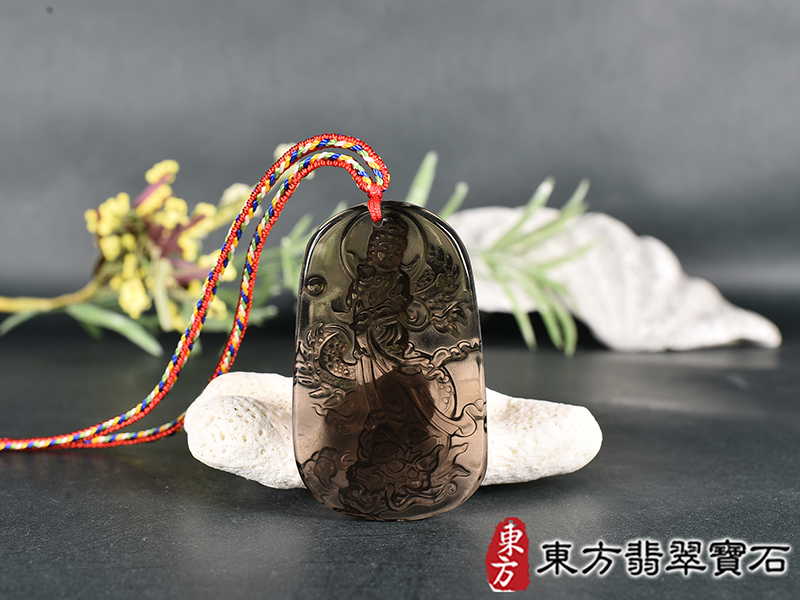 黑曜石乘龍觀音項鍊玉珮(乘龍觀音:乘龍觀音牌黑曜石乘龍觀音玉珮、黑曜石乘龍觀音玉墜)。黑曜石乘龍觀音GY2079。客製化訂做各種黑曜石乘龍觀音吊墜玉珮項鍊。★附東方翡翠寶石保證卡 3.jpg