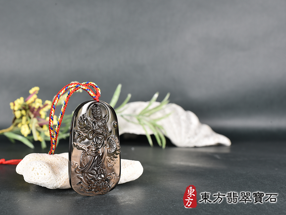黑曜石乘龍觀音項鍊玉珮(乘龍觀音:乘龍觀音牌黑曜石乘龍觀音玉珮、黑曜石乘龍觀音玉墜)。黑曜石乘龍觀音GY2079。客製化訂做各種黑曜石乘龍觀音吊墜玉珮項鍊。★附東方翡翠寶石保證卡 4.jpg