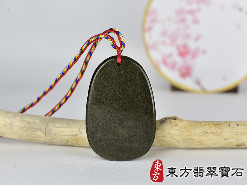 金曜石虛空藏菩薩項鍊玉珮(虛空藏菩薩:虛空藏菩薩牌金曜石虛空藏菩薩玉珮、金曜石虛空藏菩薩玉墜)金曜石虛空藏菩薩,GY2153。客製化訂做各種金曜石虛空藏菩薩吊墜玉珮項鍊。★附東方翡翠寶石保證卡 3.jpg