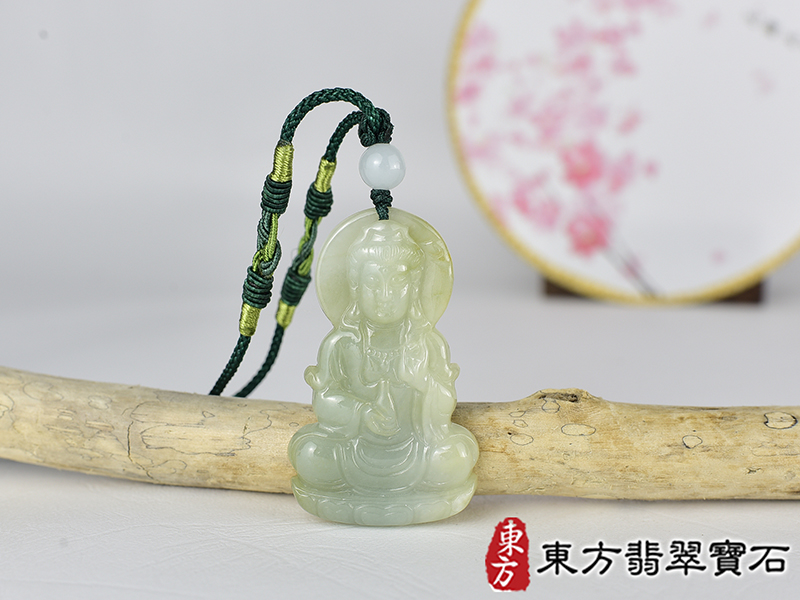 翡翠寶瓶觀音項鍊玉珮(觀世音菩薩:觀音牌A貨翡翠觀音玉珮、緬甸玉觀世音菩薩玉墜)。糯種翡翠觀音,GY2175。客製化訂做各種翡翠觀音吊墜玉珮項鍊。★附A貨翡翠雙證書 0.jpg