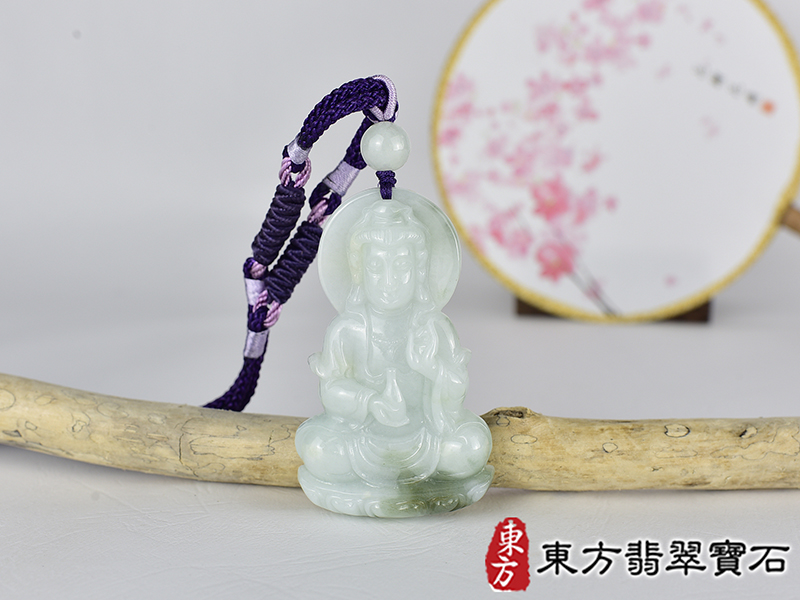 翡翠寶瓶觀音項鍊玉珮(觀世音菩薩:觀音牌A貨翡翠觀音玉珮、緬甸玉觀世音菩薩玉墜)。糯種翡翠觀音,GY2177。客製化訂做各種翡翠觀音吊墜玉珮項鍊。★附A貨翡翠雙證書 0.jpg