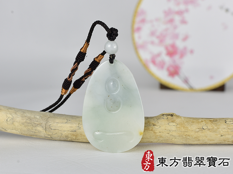 翡翠虛空藏菩薩項鍊玉珮(觀世音菩薩:觀音牌A貨翡翠觀音玉珮、緬甸玉虛空藏菩薩玉墜)。糯種翡翠觀音,GY2181。客製化訂做各種翡翠觀音吊墜玉珮項鍊。★附A貨翡翠雙證書 3.jpg