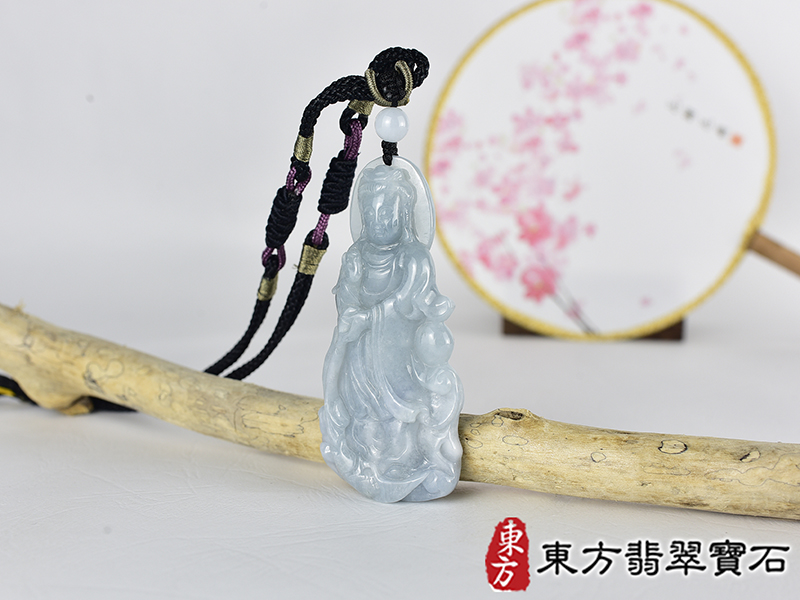 翡翠觀音項鍊玉珮(觀世音菩薩、魚籃觀音:觀音牌A貨翡翠觀音玉珮、緬甸玉觀世音菩薩玉墜)。細豆種翡翠觀音,GY2187。客製化訂做各種翡翠觀音吊墜玉珮項鍊。★附A貨翡翠雙證書 1.jpg