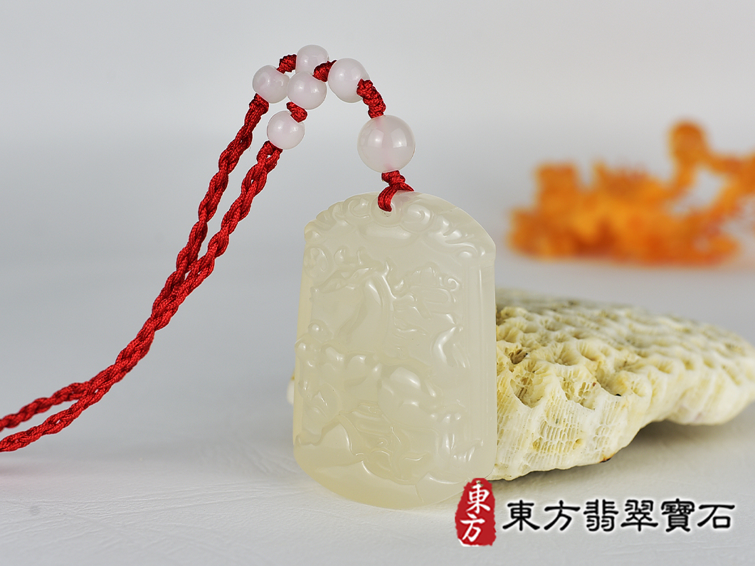 瑪瑙馬項鍊玉珮(馬到成功帶如意:馬牌瑪瑙馬玉珮、玉髓馬玉墜、馬十二生肖項鍊)。黃瑪瑙玉髓馬,HO078。客製化訂做各種瑪瑙玉髓馬吊墜玉珮項鍊。★附東方翡翠寶石保證卡 1.jpg