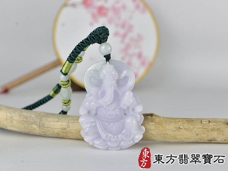 翡翠關公項鍊玉珮(關聖帝君:關公牌A貨翡翠關公玉珮、緬甸玉關公玉墜)。關公,KG694。客製化訂做各種翡翠關公吊墜玉珮項鍊。★附A貨翡翠雙證書 0.jpg