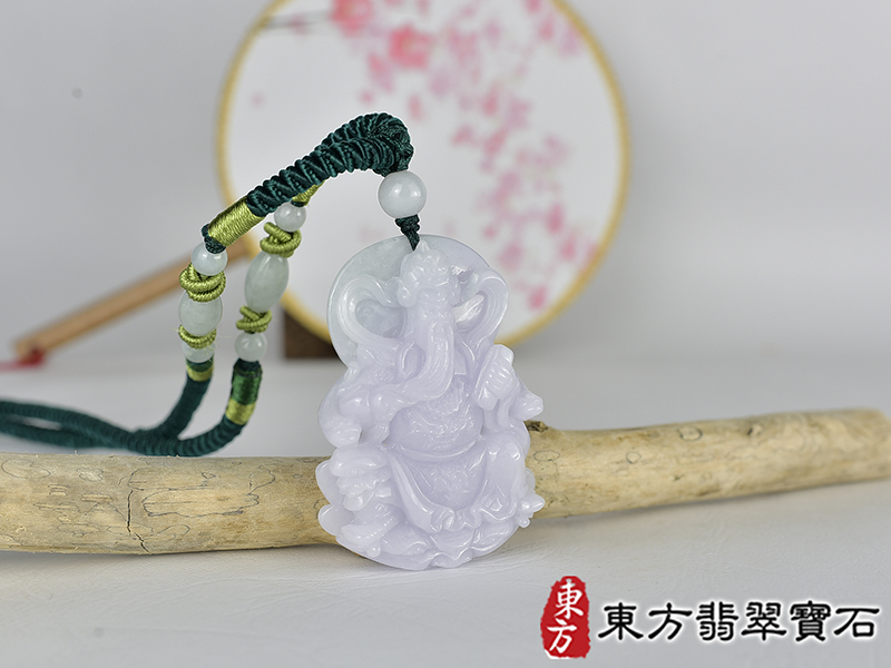 翡翠關公項鍊玉珮(關聖帝君:關公牌A貨翡翠關公玉珮、緬甸玉關公玉墜)。關公,KG694。客製化訂做各種翡翠關公吊墜玉珮項鍊。★附A貨翡翠雙證書 2.jpg