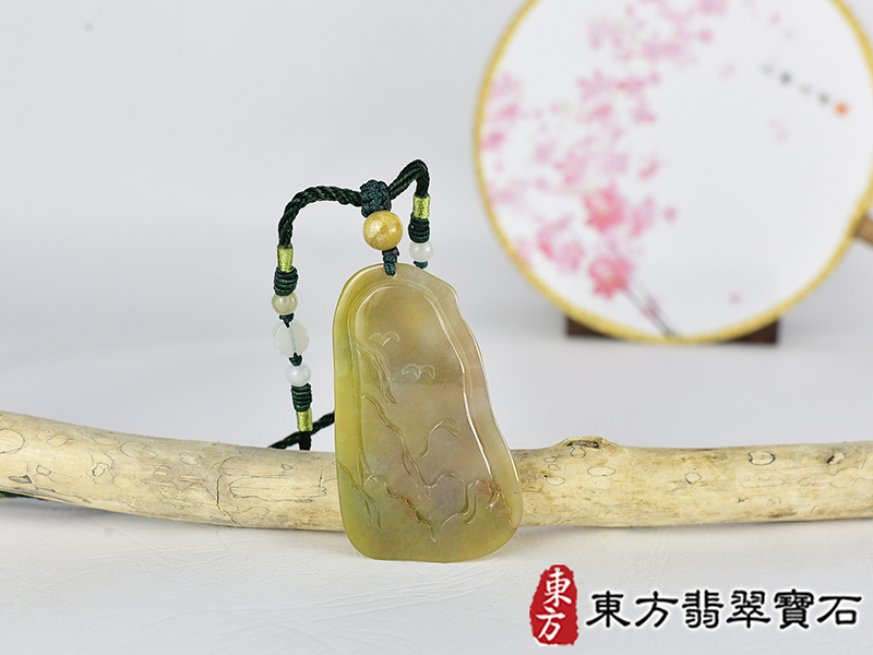 翡翠關公項鍊玉珮(關聖帝君:關公牌A貨翡翠關公玉珮、緬甸玉關公玉墜)。關公,KG743。客製化訂做各種翡翠關公吊墜玉珮項鍊。★附A貨翡翠雙證書 3.jpg