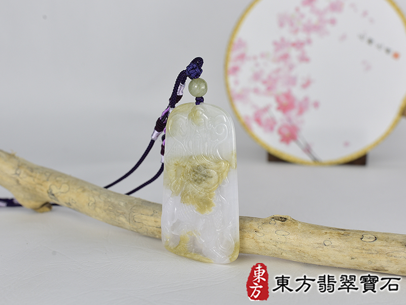 翡翠關公項鍊玉珮(關聖帝君:關公牌A貨翡翠關公玉珮、緬甸玉關公玉墜)。關公,KG745。客製化訂做各種翡翠關公吊墜玉珮項鍊。★附A貨翡翠雙證書 1.jpg