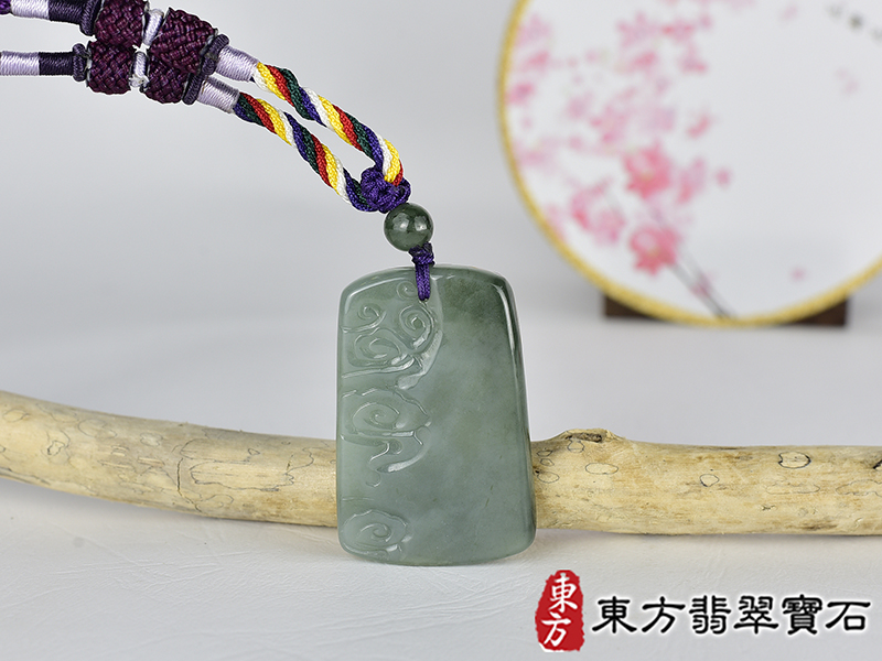 翡翠關公項鍊玉珮(關聖帝君:關公牌A貨翡翠關公玉珮、緬甸玉關公玉墜)。關公,KG753。客製化訂做各種翡翠關公吊墜玉珮項鍊。★附A貨翡翠雙證書 3.jpg