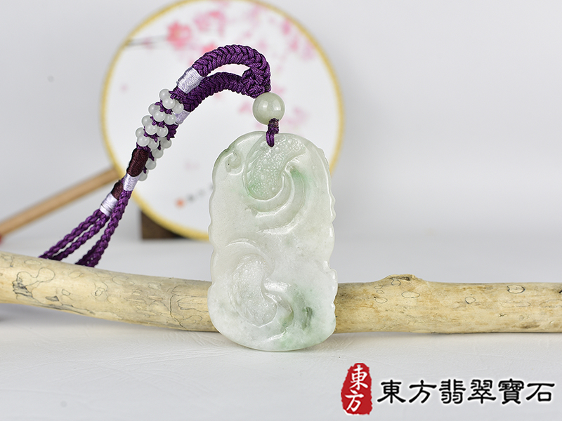翡翠關公項鍊玉珮(關聖帝君:關公牌A貨翡翠關公玉珮、緬甸玉關公玉墜)。關公,KG769。客製化訂做各種翡翠關公吊墜玉珮項鍊。★附A貨翡翠雙證書 3.jpg