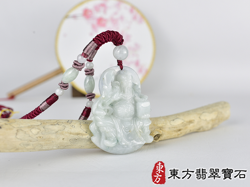 翡翠關公項鍊玉珮(關聖帝君:關公牌A貨翡翠關公玉珮、緬甸玉關公玉墜)。關公,KG773。客製化訂做各種翡翠關公吊墜玉珮項鍊。★附A貨翡翠雙證書 1.jpg