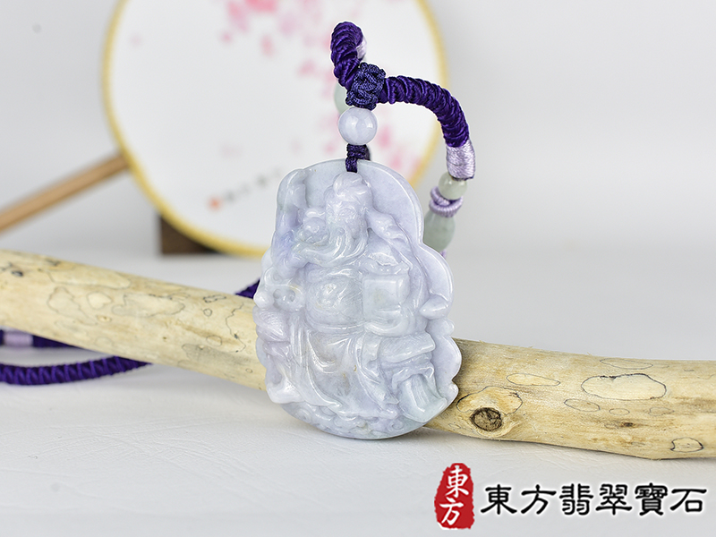 翡翠關公項鍊玉珮(關聖帝君:關公牌A貨翡翠關公玉珮、緬甸玉關公玉墜)。關公,KG774。客製化訂做各種翡翠關公吊墜玉珮項鍊。★附A貨翡翠雙證書 1.jpg