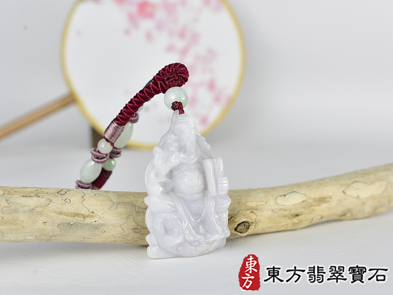 翡翠關公項鍊玉珮(關聖帝君:關公牌A貨翡翠關公玉珮、緬甸玉關公玉墜)。關公,KG776。客製化訂做各種翡翠關公吊墜玉珮項鍊。★附A貨翡翠雙證書 2.jpg