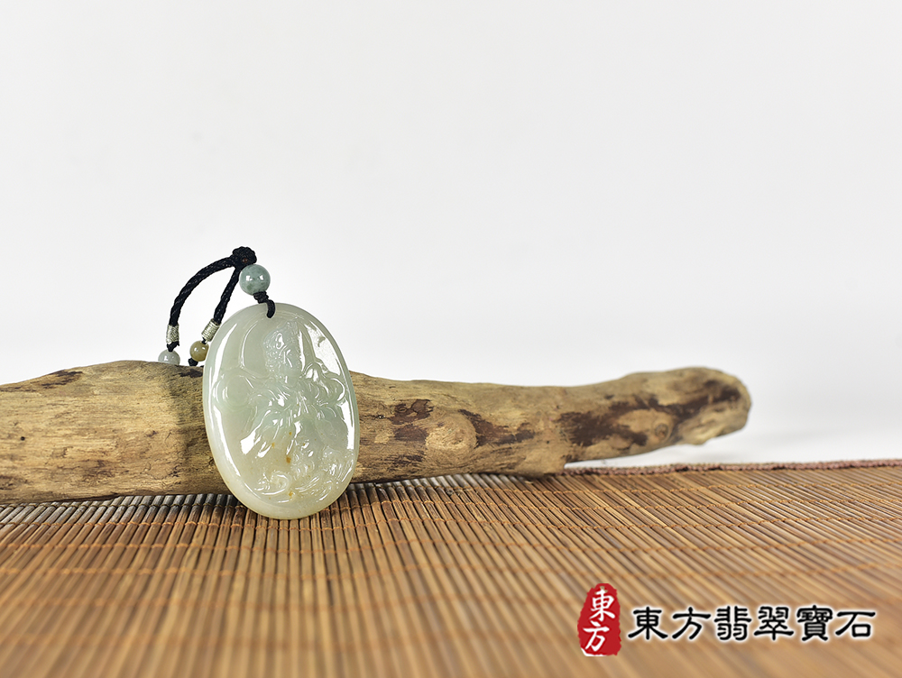 翡翠媽祖項鍊玉珮(天上聖母:媽祖牌A貨翡翠媽祖玉珮、緬甸玉媽祖玉墜)。綠色糯種媽祖,MD316。客製化訂做各種翡翠媽祖吊墜玉珮項鍊。★附A貨翡翠雙證書 4.jpg