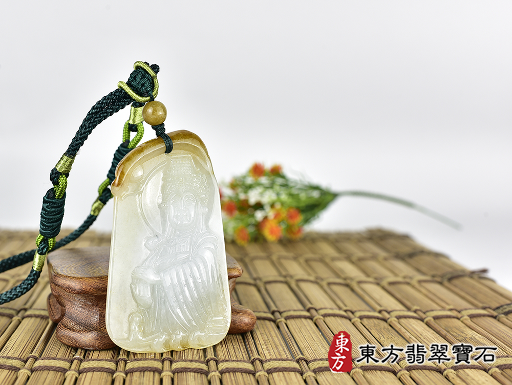 翡翠媽祖項鍊玉珮(天上聖母:媽祖牌A貨翡翠媽祖玉珮、緬甸玉媽祖玉墜)。綠色糯種媽祖,MD336。客製化訂做各種翡翠媽祖吊墜玉珮項鍊。★附A貨翡翠雙證書 4.jpg