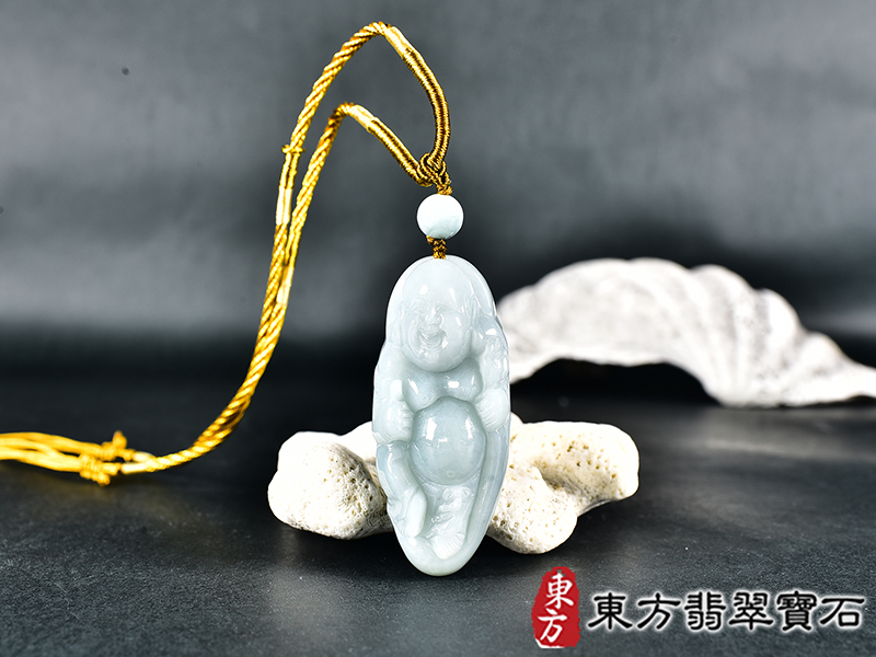 翡翠彌勒佛項鍊玉珮(彌勒佛:彌勒佛牌A貨翡翠彌勒佛玉珮、緬甸玉彌勒佛玉墜)。彌勒佛,ML373。客製化訂做各種翡翠彌勒佛吊墜玉珮項鍊。★附A貨翡翠雙證書 0.jpg