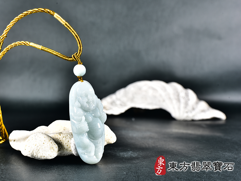 翡翠彌勒佛項鍊玉珮(彌勒佛:彌勒佛牌A貨翡翠彌勒佛玉珮、緬甸玉彌勒佛玉墜)。彌勒佛,ML373。客製化訂做各種翡翠彌勒佛吊墜玉珮項鍊。★附A貨翡翠雙證書 4.jpg