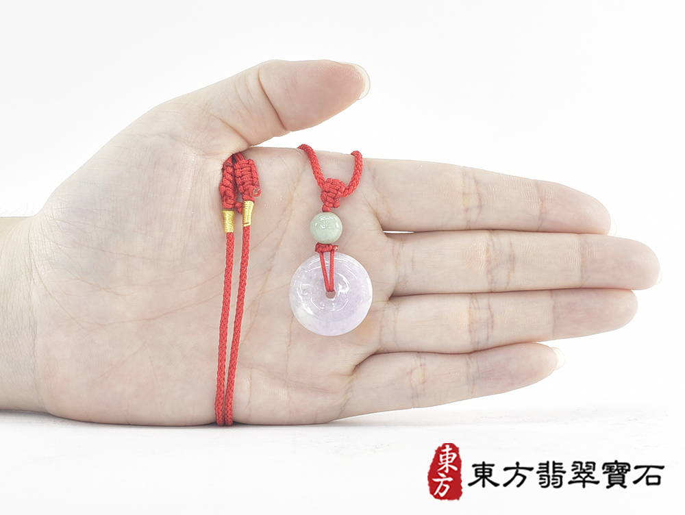 翡翠平安扣項鍊玉珮(平安富貴:平安扣牌A貨翡翠平安扣玉珮、緬甸玉平安扣玉墜)。糯豆種平安扣,PN668。客製化訂做各種翡翠平安扣吊墜玉珮項鍊。★附A貨翡翠雙證書 7.jpg