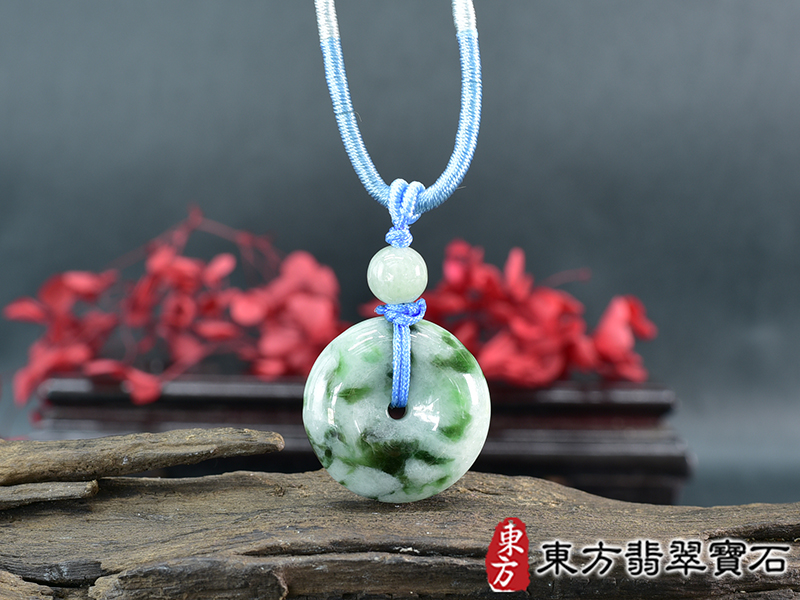 翡翠平安扣項鍊玉珮(平安富貴:平安扣牌A貨翡翠平安扣玉珮、緬甸玉平安扣玉墜)。糯豆種平安扣,PN671。客製化訂做各種翡翠平安扣吊墜玉珮項鍊。★附A貨翡翠雙證書 3.jpg