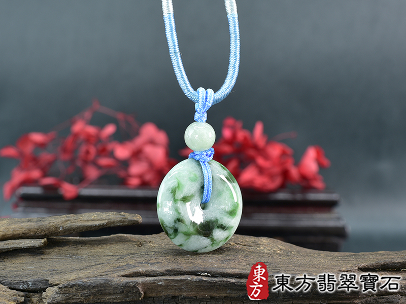 翡翠平安扣項鍊玉珮(平安富貴:平安扣牌A貨翡翠平安扣玉珮、緬甸玉平安扣玉墜)。糯豆種平安扣,PN671。客製化訂做各種翡翠平安扣吊墜玉珮項鍊。★附A貨翡翠雙證書 4.jpg